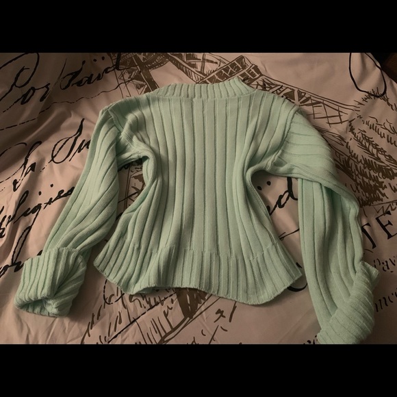 Nasty Gal Mint Green Sweater - Picture 3 of 3